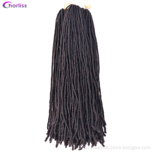 Wholesale 18''85g Ombre Cheap New Style Long  Micro Mini Straight Dreadlock Crochet Braids Hair Synthetic Hair Extension